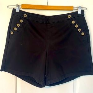 Black Sailor style shorts